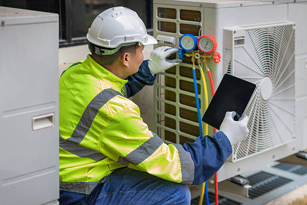 Professional Hvac technician working in Brighton, CO